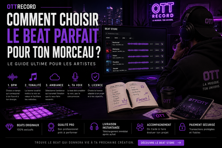 Comment choisir le beat parfait pour votre morceau ? Le guide ultime pour les artistes