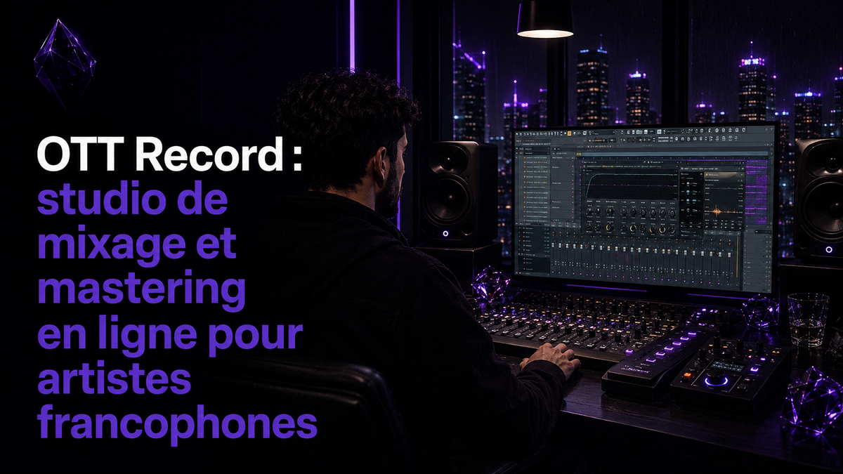 OTTRecord : mixage et mastering en ligne pour artistes francophones